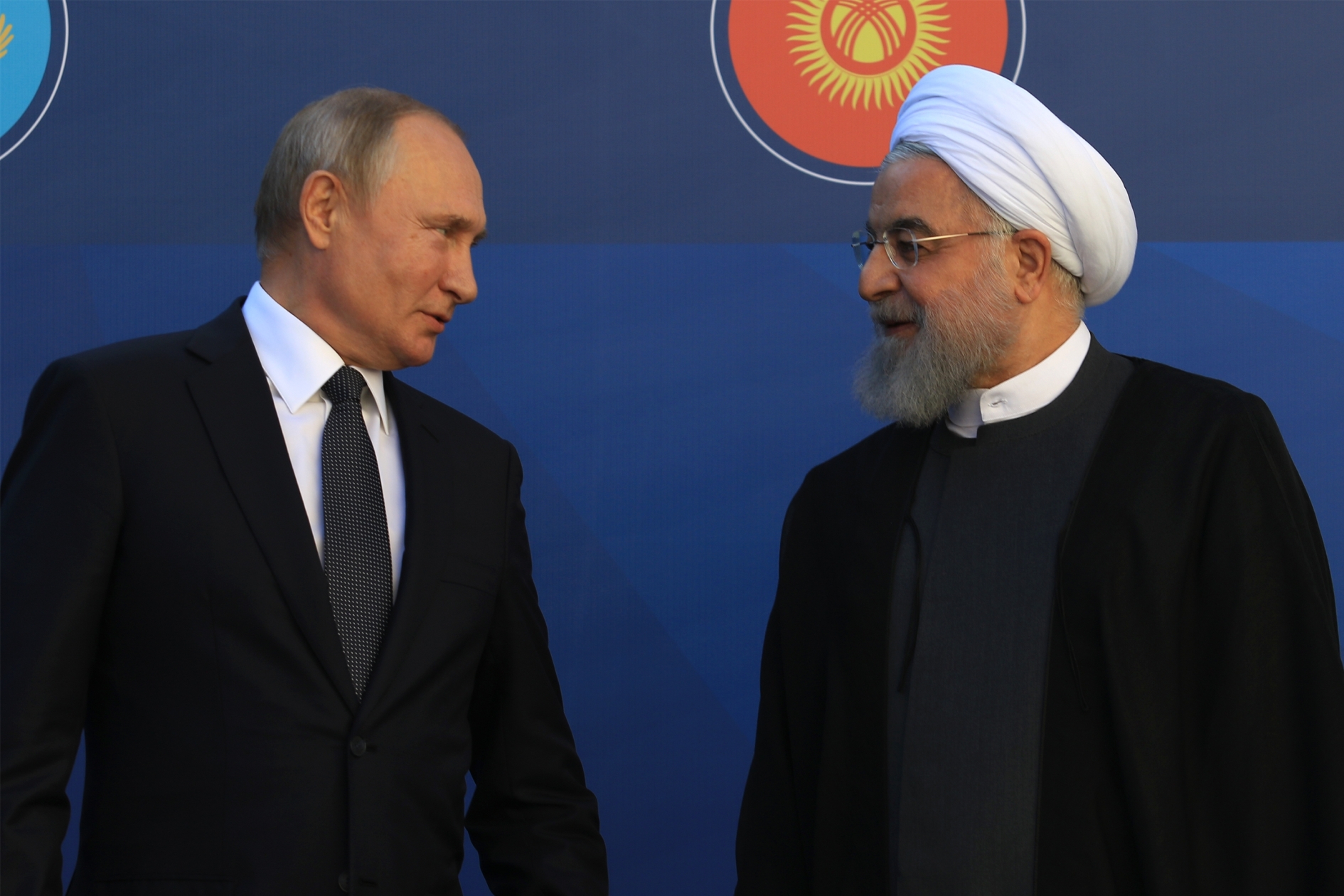 Vladimir Putin and Ali Khameini