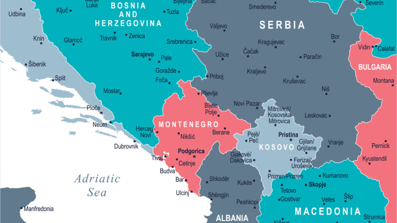 Map Balkans